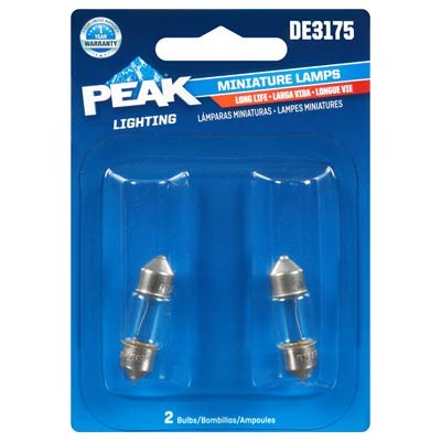 Peak 3157 Miniature/Automotive Bulb - 2 Pack - Main Image
