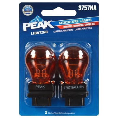 Peak 3757NA 27W Automotive Bulb - 2 Pack - Main Image