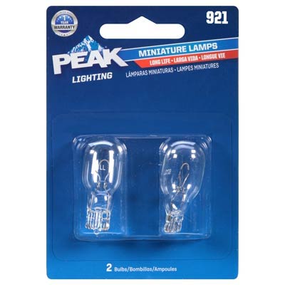Peak 921 Miniature/Automotive Bulb - 2 Pack