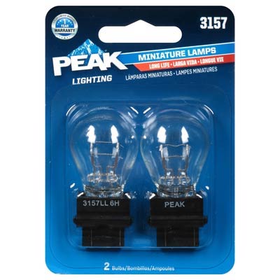Peak 3157 Miniature/Automotive Bulb - 2 Pack