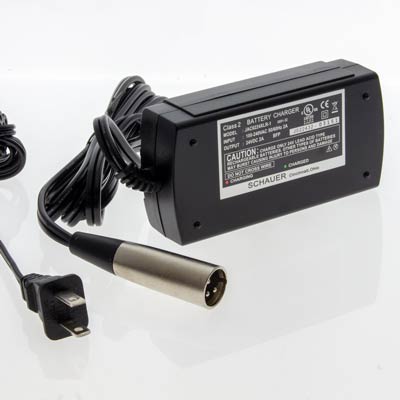 Schauer 24V 2 Amp Wheelchair and Scooter Charger