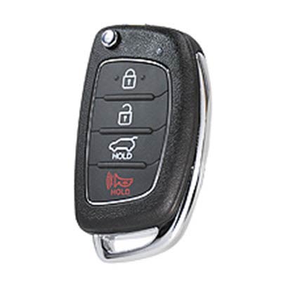 Four Button Key Fob Replacement Flip Key Remote For Hyundai Vehicles