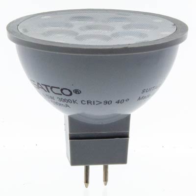 Satco 6.5 Watt MR16 3000K Warm White Energy Efficient Dimmable LED Light Bulb