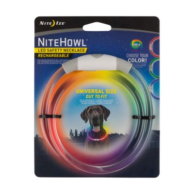 Nite Ize NiteHowl Rechargeable LED Pet Safety Necklace