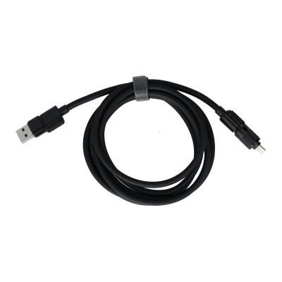 Batteries Plus 4-in-1 Black Silicone Charging Cable - 6ft