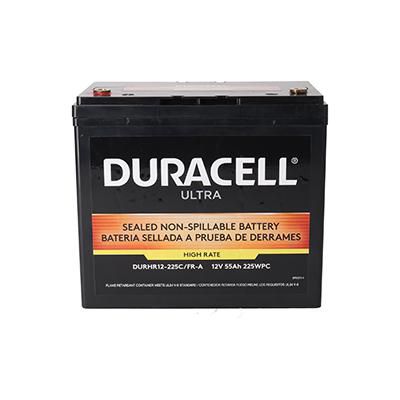 Duracell Ultra 12V 55AH AGM High Rate Sealed Lead Acid (SLA) Battery with M6, C Terminals - Main Image