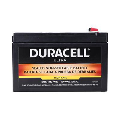 Duracell Ultra 12V 9AH High Rate AGM Sealed Lead Acid (SLA) Battery with F2 Terminals - Main Image