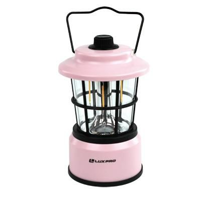 LUXPRO 265 Lumen Retro Filament Lantern - Pink