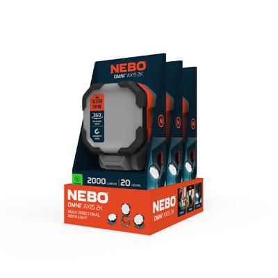 NEBO Omni-Axis 2K Rechargeable Work Light