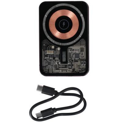 Batteries Plus 5K Clear Power Bank - Pink Magnetic Wireless Charger