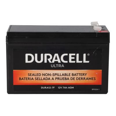 Duracell Ultra 12V 7AH AGM Sealed Lead Acid (SLA) Battery with F1 Terminals