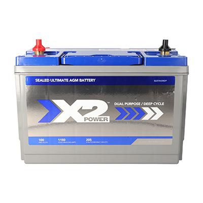 X2Power | Truck and Heavy Duty | Premium AGM Dual Purpose Battery | 1150CCA | 220 RC | Group 31T