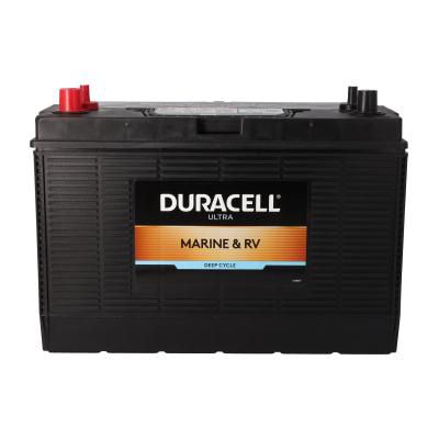Duracell Ultra | 105Ah | 12V | 650CCA | Marine & RV Battery | Flooded Deep Cycle | Group Size 31M