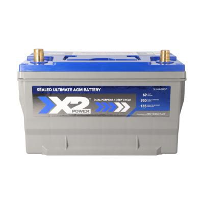 X2Power Car Battery | Group 65 | 950 CCA | Premium AGM