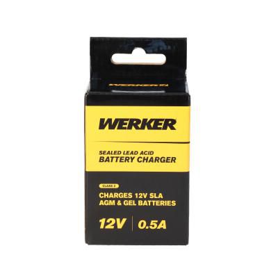 Werker 12V .5 Amp Automatic AGM SLA Charger